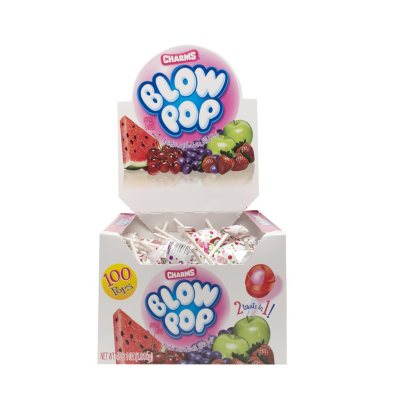 Blow Pops Bunte Mischung, 100 Stück.