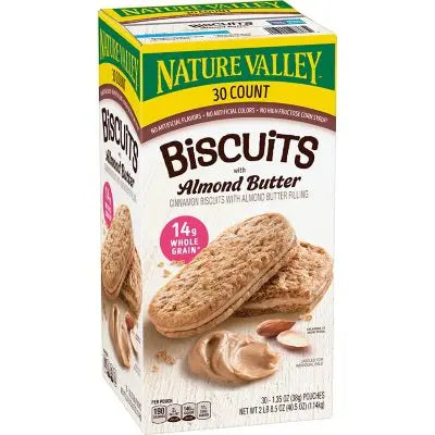 Nature Valley Biscuit Sandwich with Almond Butter, 30 ct.