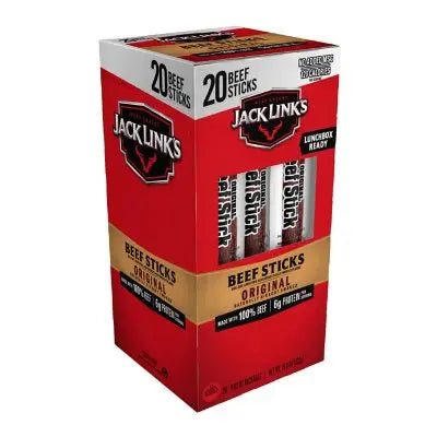 Jack Link's Original Beef Sticks, 26 g, 20er-Pack.
