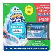 Scrubbing Bubbles Toilettengel-Stempel, Rainshower 2 Spender + 30 Gel-Stempel