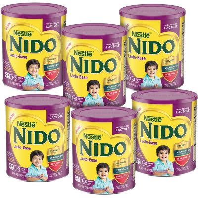 Nestlé NIDO Lacto-Ease Kleinkind-Milchnahrung 800 g, 6er-Pack.