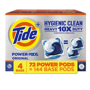 Tide Hygienic Clean Power PODS Waschmittel-Kapseln, Original, 72 Stück.