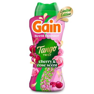 Gain Tango Twist Laundry Scent Booster Beads, Cherry and Rose Scent, 26.3 oz.