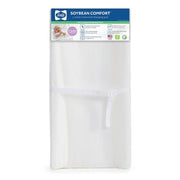 Sealy Soybean Comfort 3-seitiges konturiertes Wickelauflagenpolster, Weiß