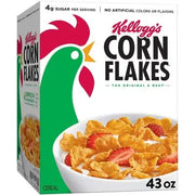 Kellogg's Corn Flakes Breakfast Cereal, 43 oz.