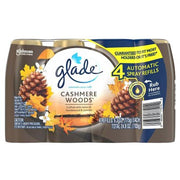 Glade Automatic Spray Air Freshener Refills, Cashmere Woods, 4 ct.