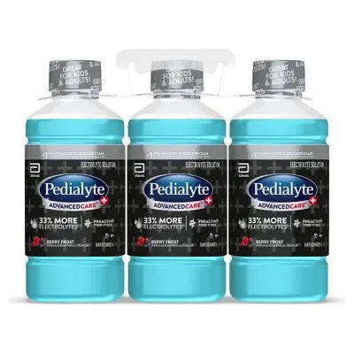 Pedialyte AdvancedCare Plus Elektrolytlösung Beereneis, 1 l, 3er-Pack
