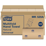 Tork Multifold 1-Ply Natural Hand Towel, 16 pks., 250 towels/pack