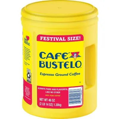CafÃ© Bustelo Festival Size Dark Roast Ground Coffee, Espresso 46 oz.