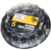 Member's Mark 16" Cateringplatte mit Deckel, 5 Stück