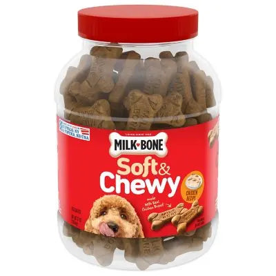 Milk-Bone, Chicken Recipe, Soft & Chewy Dog Snacks, 37 oz.