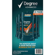 Degree Men Advanced Protection Antitranspirant, Adventure, 76 g, 5er-Pack