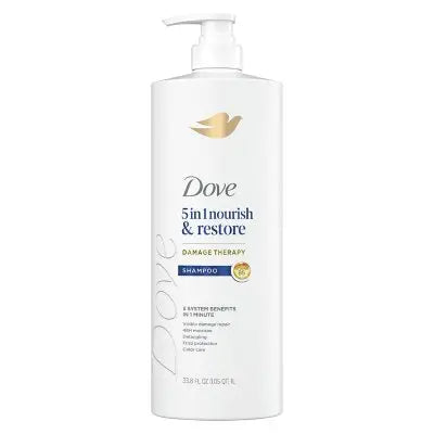 Dove Nourish & Restore 5-in-1 Shampoo, 33.8 fl. oz.