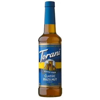 Torani Sugar-Free Classic Syrup, Hazelnut, 25.4 fl. oz.