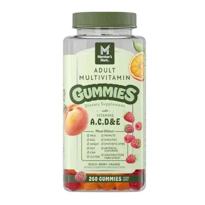 Member's Mark Erwachsenen-Multivitamin-Gummis, verschiedene Fruchtaromen, 260 Stück