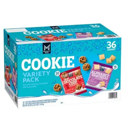 Members Mark Mini Cookies Variety Pack, 1 oz., 36 pk.
