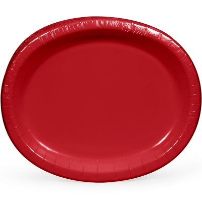 Artstyle Oval Paper Plates 10" x 12", 50 ct., Choose Color