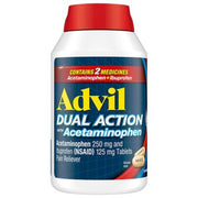 Advil Dual Action Coated Caplets w/ Acetaminophen, 240 ct.