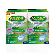 Polident Rapid Clean Dental Cleanser Tablets, 102 ct., 2 pk.
