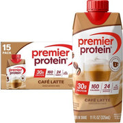 Premier Protein 30g High Protein Shake, Cafe Latte 11 fl. oz., 15 pk.