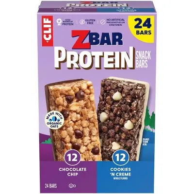 CLIF Z Bar Protein Gluten Free Bar, Variety Pack, 24 ct.