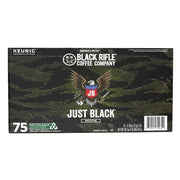 Black Rifle Coffee Company Just Black, Medium Roast K-Cup Coffee Pods, 75 ct.