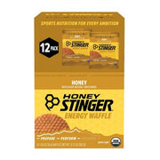 Honey Stinger Organic Energy Waffle, Honey, Caffeine Free Healthy Snack, 1.06 oz., 12 pk.