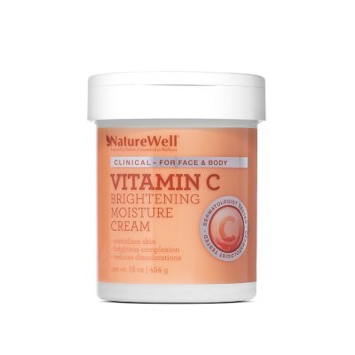 NatureWell Vitamin C Brightening Moisture Cream, 16 oz.