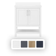 OVE Decors Vegas 30" B x 19" T Freistehender Badezimmerschrank mit Waschbecken