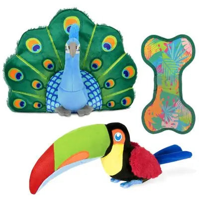 P.L.A.Y. Paradise Paws Dog Toy Bundle, 3 pk.