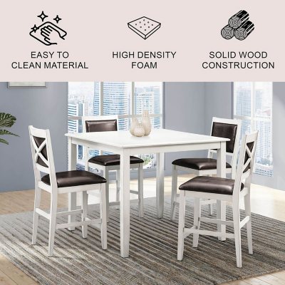 Rory 5-Piece Counter Height Dining Set