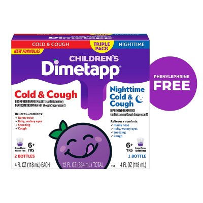Children's Dimetapp Day and Night Cold & Cough, 4 fl. oz., 3 pk.