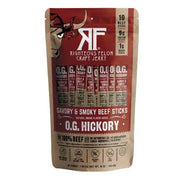 Righteous Felon Craft Jerky Hickory Beef Sticks, 1 oz., 10 pk.