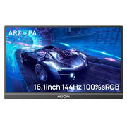 Arzopa 16,1" FHD IPS Display, 144Hz, Tragbarer Gaming-Monitor