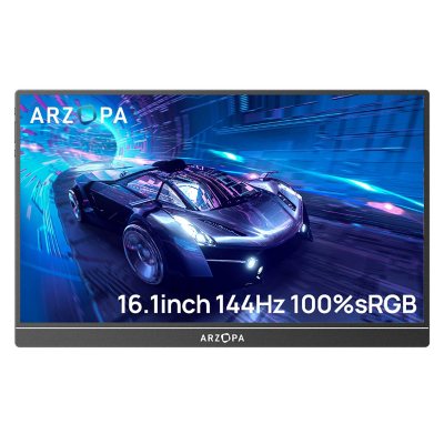 Arzopa 16,1" FHD IPS Display, 144Hz, Tragbarer Gaming-Monitor