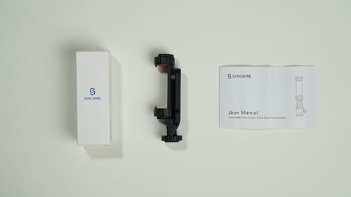 SYNCWIRE Tripod Phone Mount, Universal Smartphone Mount Adapter with 2 Cold Shoe and 1/4" Screw, 360° Rotates and 180° Tilts Adjustable Cell Phone Clamp Holder for Enhancing Mobile Photography Setup
