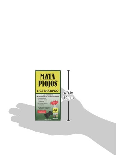 Mata Piojos, Lice and Nit Treatment Shampoo, For Kids and Adults, 2 FL Oz, Bottle