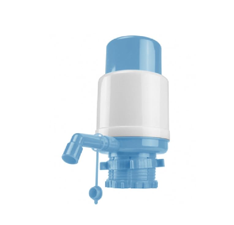Water Bottles Dispenser Blue Manual Hand Pressure Drinking Fountain Pressure Water Press Pump