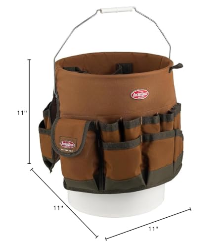 Bucket Boss The Bucketeer Bucket Tool Organizer in Brown, 10030