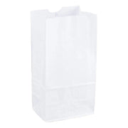 Perfect Stix 2lb White Kraft Paper Bags- Pack of 100ct