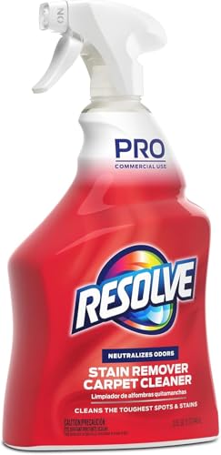 Resolve Professional Strength Spot and Stain Carpet Cleaner, Carpet Cleaner, Carpet Cleaner Solution, 32 Fl Oz (Pack of 1)