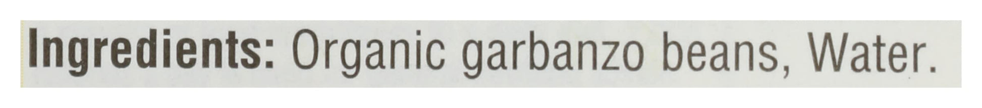 365 by Whole Foods Market, Organic Unsalted Garbanzo Beans, 13.4 Ounce