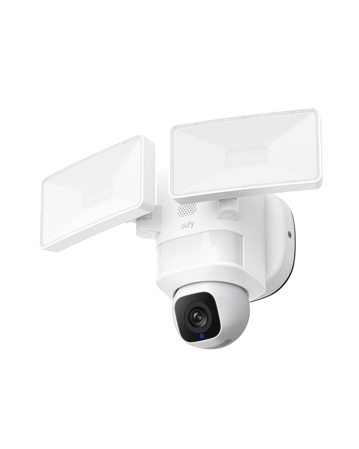 eufy Security Flutlichtkamera E30, Überwachungskamera Außenbereich, 360-Grad-Schwenken und -Neigen, KI-Erkennung und -Verfolgung, 2K Video, 2,4-GHz-WLAN, 2.000 Lumen, anpassbare Sprach- und Lichtwarnungen, 24/7-Aufnahme