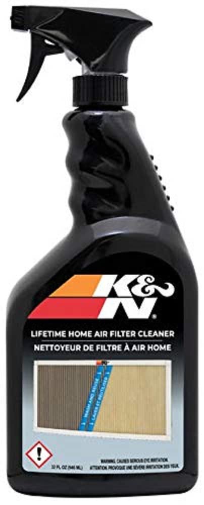 K&N HVAC-Filterreiniger: 32-oz-Sprühflasche Filterreiniger und Auffrischer; Stellt die Leistung von K&N-Luftfiltern für den Hausgebrauch wieder her; 99-6010