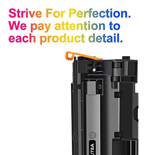 Uniwork 78A Black Toner Cartridges (2-Pack)-Compatible Toner Replacement for HP 78A CE278A Toner Cartridges Works with HP Laserjet Pro P1566, P1606 Series, HP Laserjet Pro MFP M1536 Series | CE278A