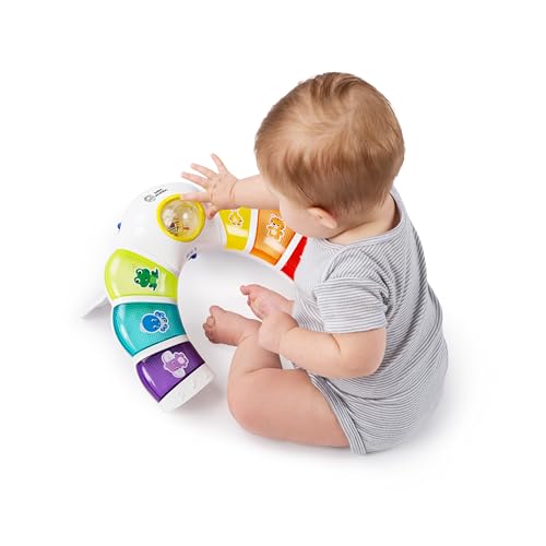 Baby Einstein Glow & Discover Light Bar Musical Activity Station and Tummy Time Toy, Montessori Cause and Effect Early Learning for 3-36 months