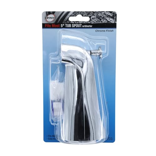 DANCO (88703) Tub Spout with Diverter, Chrome Finish, Metal, 1-Pack