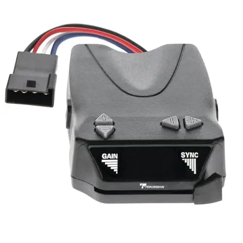 Tekonsha 8507120 Brakeman IV, Time-Delay Brake Controller For Trailers with 1-4 Axles, Compatible with Ford, GM, Chevy, Dodge, RAM, Toyota, Jeep. Wiring harness sold separately.