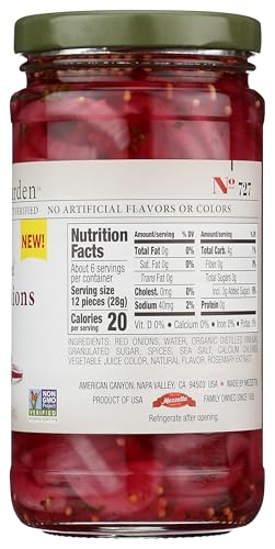 Jeff's Garden Pickled Red Onions, 12 FZ