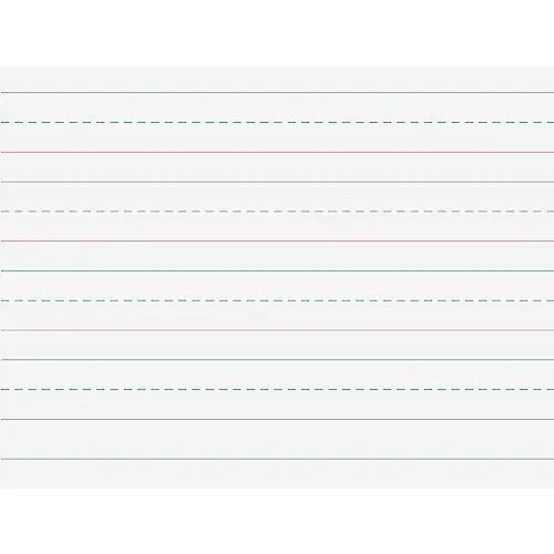 Pacon Handwriting Paper, Zaner-Bloser Grades Pre-K & K, 1-1/8" x 9/16" x 9/16" Ruled 10-1/2" x 8", Ruled Long, 40 Sheets